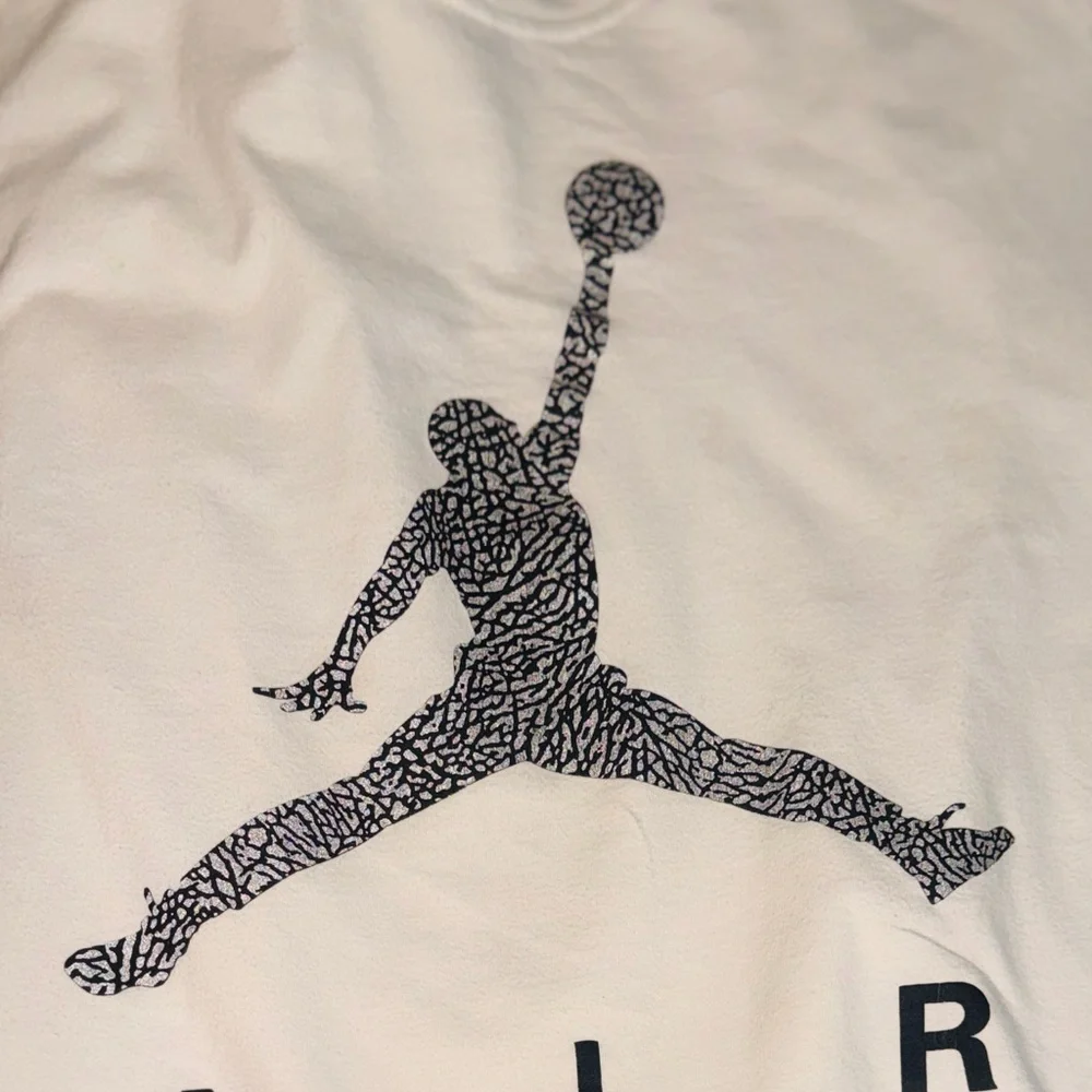 Nike Air Jordan‎ Shirt Boys med white Short Sleeve Jumpman Graphic Logo